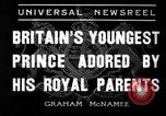 Standbild Prince Edward London England Vereinigtes Königreich, 1936, aus Sekunde 9 historischem Filmmaterial Videoclip 65675051558