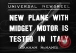 Standbild italienische Flugzeuge Rom Italien, 1936, aus Sekunde 1 historischem Filmmaterial Videoclip 65675051560