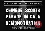 Standbild chinesischen Pfadfinder Shanghai China, 1936, aus Sekunde 9 historischem Filmmaterial Videoclip 65675051561