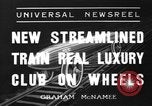Image of streamlined train Chicago Illinois USA, 1936, second 1 stock footage video 65675051563