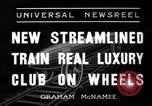 Image of streamlined train Chicago Illinois USA, 1936, second 9 stock footage video 65675051563