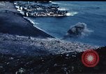 Image of famous American flag raising Mount Suribachi Iwo Jima, 1945, second 4 stock footage video 65675051573