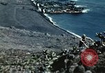 Image of famous American flag raising Mount Suribachi Iwo Jima, 1945, second 10 stock footage video 65675051573