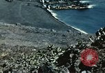 Image of famous American flag raising Mount Suribachi Iwo Jima, 1945, second 11 stock footage video 65675051573