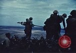 Image of famous American flag raising Mount Suribachi Iwo Jima, 1945, second 17 stock footage video 65675051573