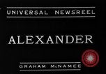 Standbild König Alexander von Jugoslawien Marseille Frankreich, 1934, aus Sekunde 3 historischem Filmmaterial Videoclip 65675051578