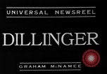 Image John Dillinger Chicago Illinois USA, 1934, de la seconde 4 séquences d'archives historiques vidéo 65675051581