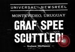 Standbild Deutsche Kreuzer Admiral Graf Spee Montevideo Uruguay, 1939, aus Sekunde 3 historischem Filmmaterial Videoclip 65675051596