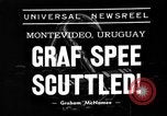 Standbild Deutsche Kreuzer Admiral Graf Spee Montevideo Uruguay, 1939, aus Sekunde 5 historischem Filmmaterial Videoclip 65675051596