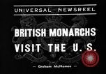 Image of British monarchs visit Washington DC in 1939 Washington DC USA, 1939, second 3 stock footage video 65675051600