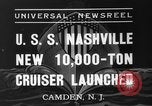 Image USS Nashville Camden New Jersey USA, 1937, de la seconde 4 séquences d'archives historiques vidéo 65675051612