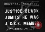Immagine di Hugo ammette nero KKK membership Washington DC USA, 1937, secondo 1 filmato di repertorio 65675051613
