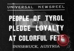 Image of Tyroleans Innsbruck Austria, 1937, second 1 stock footage video 65675051614