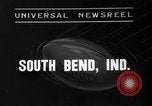 Image of football match South Bend Indiana USA, 1937, second 1 stock footage video 65675051617