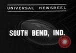 Image of football match South Bend Indiana USA, 1937, second 3 stock footage video 65675051617