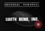 Image of football match South Bend Indiana USA, 1937, second 4 stock footage video 65675051617