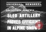 Image of sled artillery Austria, 1935, second 4 stock footage video 65675051629