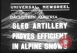 Image of sled artillery Austria, 1935, second 7 stock footage video 65675051629