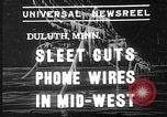 Image of damage from sleet Duluth Minnesota USA, 1935, second 1 stock footage video 65675051631