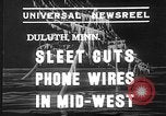Image of damage from sleet Duluth Minnesota USA, 1935, second 5 stock footage video 65675051631