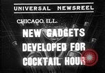 Image of models display cocktail bar gadgets Chicago Illinois USA, 1935, second 1 stock footage video 65675051632