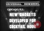 Image of models display cocktail bar gadgets Chicago Illinois USA, 1935, second 3 stock footage video 65675051632