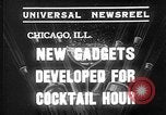 Image of models display cocktail bar gadgets Chicago Illinois USA, 1935, second 4 stock footage video 65675051632