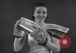 Image of models display cocktail bar gadgets Chicago Illinois USA, 1935, second 50 stock footage video 65675051632