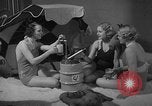 Image of models display cocktail bar gadgets Chicago Illinois USA, 1935, second 55 stock footage video 65675051632