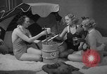 Image of models display cocktail bar gadgets Chicago Illinois USA, 1935, second 60 stock footage video 65675051632