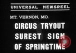 Image of Seils-Sterling Circus animal auditions Mount Vernon Missouri USA, 1935, second 5 stock footage video 65675051633