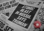 Image of Soviet first atomic bomb explosion New York United States USA, 1949, second 4 stock footage video 65675051644