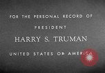 Image of President Harry Truman Atlantic Ocean, 1945, second 4 stock footage video 65675051678