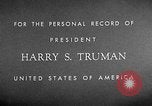 Image of President Harry Truman Atlantic Ocean, 1945, second 6 stock footage video 65675051678
