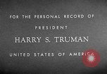 Image of President Harry Truman Atlantic Ocean, 1945, second 9 stock footage video 65675051678
