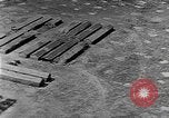 Standbild Tests von Brandbomben gegen hölzerne Strukturen Florida United States USA, 1945, aus Sekunde 31 historischem Filmmaterial Videoclip 65675051711