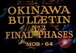 Standbild Schlacht von Okinawa Okinawa Ryukyu Inseln, 1945, aus Sekunde 3 historischem Filmmaterial Videoclip 65675051714