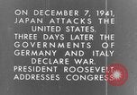 Image En réaction aux bombardements de Pearl Harbor l'Amérique Washington DC USA, 1941, de la seconde 32 séquences d'archives historiques vidéo 65675051746