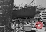 Image of Henry Kaiser demonstrates prefabricated ship assembly United States USA, 1942, second 11 stock footage video 65675051748
