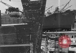 Image of Henry Kaiser demonstrates prefabricated ship assembly United States USA, 1942, second 13 stock footage video 65675051748