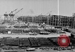 Image of Henry Kaiser demonstrates prefabricated ship assembly United States USA, 1942, second 38 stock footage video 65675051748