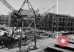 Image of Henry Kaiser demonstrates prefabricated ship assembly United States USA, 1942, second 44 stock footage video 65675051748