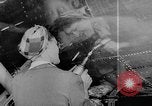 Image of Henry Kaiser demonstrates prefabricated ship assembly United States USA, 1942, second 55 stock footage video 65675051748