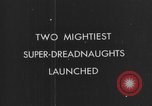 Image of USS Iowa launched in August 1942 New York City USA, 1942, second 3 stock footage video 65675051750