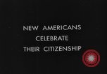 Image of Americans celebrate citizenship during World War II New York City USA, 1943, second 3 stock footage video 65675051753