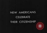 Image of Americans celebrate citizenship during World War II New York City USA, 1943, second 5 stock footage video 65675051753