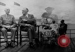 Image of President Roosevelt and Winston Churchill outside at Quebec Conference Quebec Canada, 1943, second 18 stock footage video 65675051786