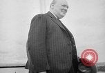 Image of President Roosevelt and Winston Churchill outside at Quebec Conference Quebec Canada, 1943, second 32 stock footage video 65675051786