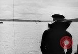 Image of President Roosevelt and Winston Churchill outside at Quebec Conference Quebec Canada, 1943, second 40 stock footage video 65675051786