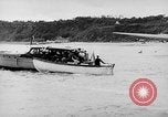 Image of President Roosevelt and Winston Churchill outside at Quebec Conference Quebec Canada, 1943, second 46 stock footage video 65675051786